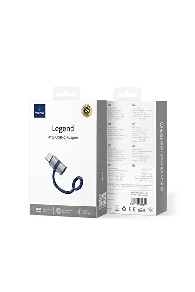 WIWU Lightning to Type-C OTG Wiwu Wi-C052 Çevirici Gri