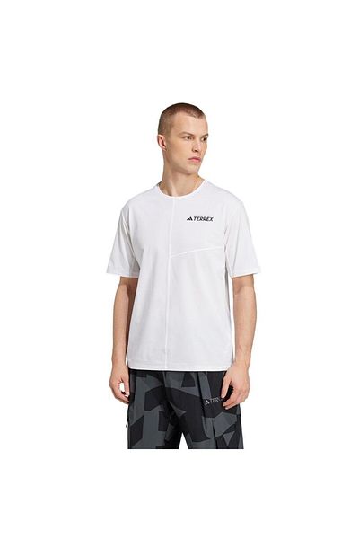 adidas Μπλουζάκι White Mt Tee Je0391 για άνδρες