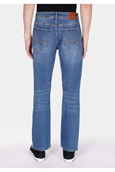 Colin's 045 Davıd Regular Fit Orta Bel Düz Paça Erkek Mavi Jean Pantolon