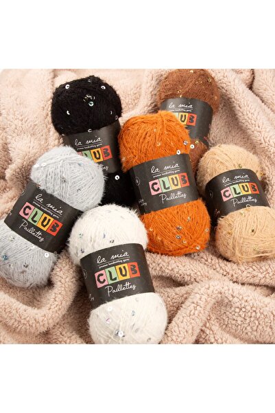 La Mia Yarn La Mia club paillettes pullu ip 100 gram