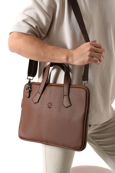 By Hakan Unisex Λεπτή θήκη για έγγραφα και φορητό υπολογιστή πάνω από το WEST POLO 6078