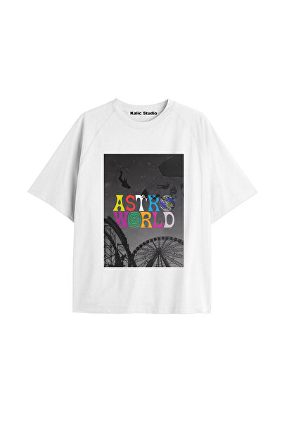 Kalic Studio Tricou unisex Travis Scott Astroworld