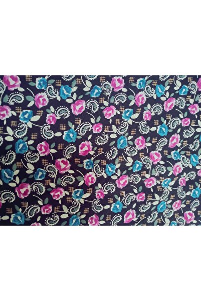 hoaryage Beli Lastikli Desenli Viskon Basma Kumaş Maxi Boy Anne Etek