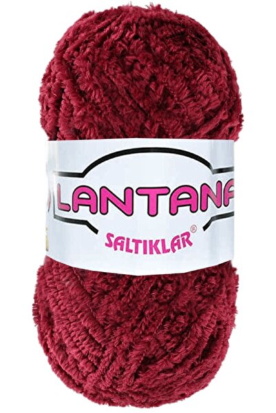 SALTIKLAR سلاتك لانتانا خيط قطيفة 16 أحمر كلاريت