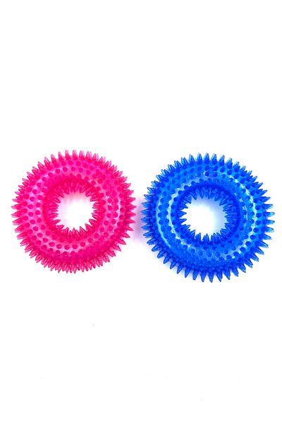 Tasma Market 2Pcs Serrated Sound Teether Dog's Toy Set
