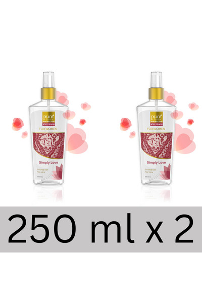 PURE BEAUTY معطر للجسم سيمبلي لوف دبليو 250 مل × 2