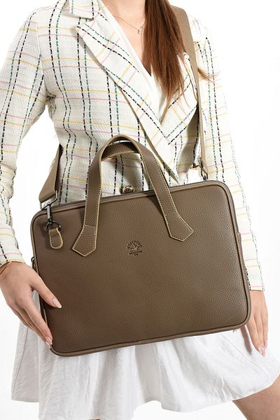 By Hakan حقيبة رفيعة وحقيبة كمبيوتر محمول للجنسين WEST POLO 6078 VIZON