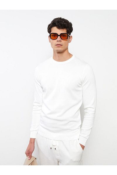 LC Waikiki Crew Neck Long Sleeve Men's Knitwear Sweater (W2)