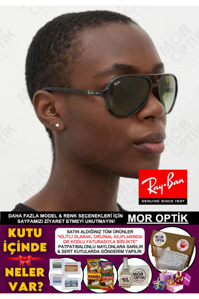 Ray-Ban MOR OPTİK RB4125 710/A6 (59 SİZE) YEŞİL GRADYAN DEGRADE CAM