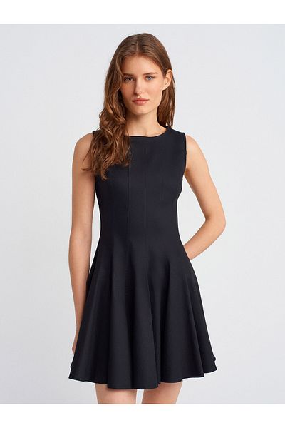 Dilvin 91388 Godeli Dress-Black