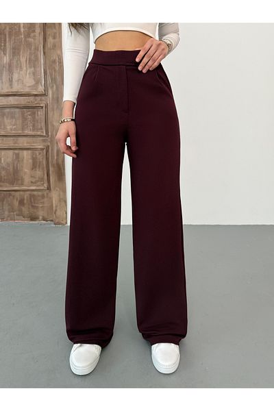BİKELİFE Damen-Palazzo-Hose aus Lycra mit Klettverschluss und weitem Bein