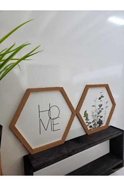 Wooden Factory Hexagonal Wooden Decorative Frame Set
