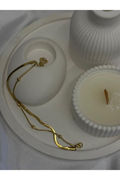 LOVELYSTORE أساور ذهبية مرصعة بالأحجار بدون حجر