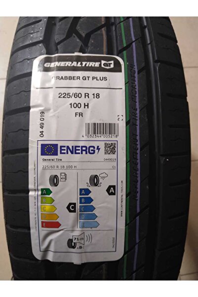 GENERAL 225/60R18 100 H FR GRABBER GT PLUS GENERAL SUV LASTİĞİ 2024 ÜRETİM