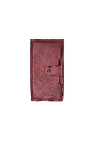 MFT Leather Design Genuine Leather Unisex Wallet with Phone Compartment