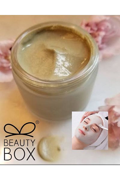 Beauty Box Pure Ozone Natural Clay Mask 150Gr (Oxygenbomb) Home and Professional Skin Care