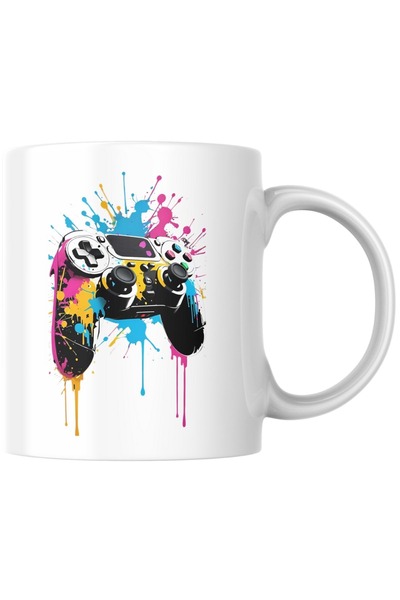 Win Ovro Premium White Porcelain Gift Mug Cup Double Sided Printing - Game Jo...