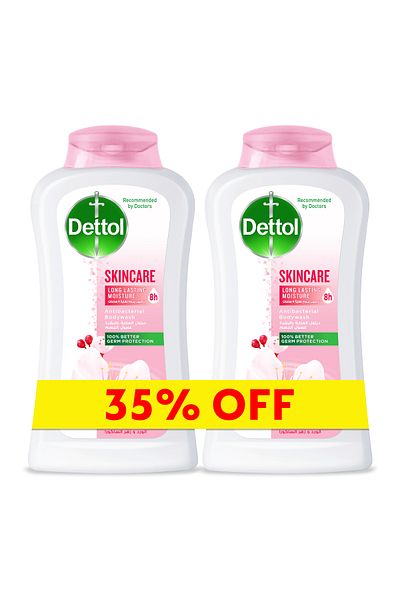 Dettol BODY WASH SKINCARE 250ML 2PCS 35%OFF