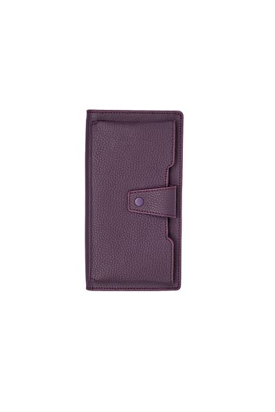 MFT Leather Design 6954 Genuine Leather Unisex Wallet with Phone Compartment