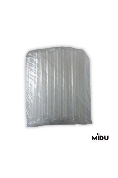 MİDU COFFEE & TEA 100 Natural Bubble Tea Straws - Gelatin