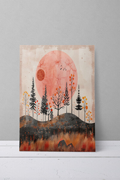 qoeuyl boutique Bohemian Nature Θέμα Νο: 16 Retro Vintage 18x27 MDF Ξύλινη αφ...