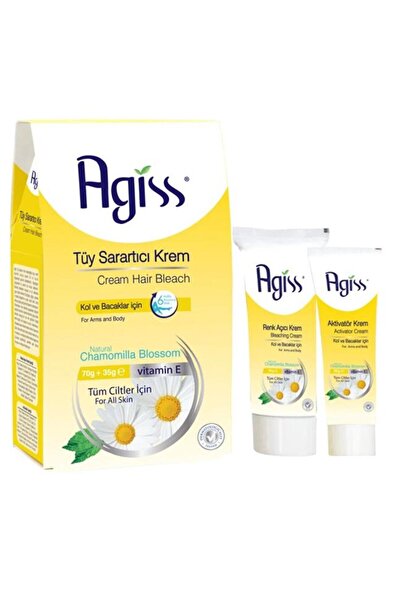 AGISS Tüy Sarartıcı Krem 70 Gr + 35 Gr