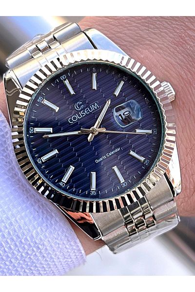 Coliseum Steel Cord Calendar Dial Boxed Series Men's Wristwatch Ft.Aas.I002