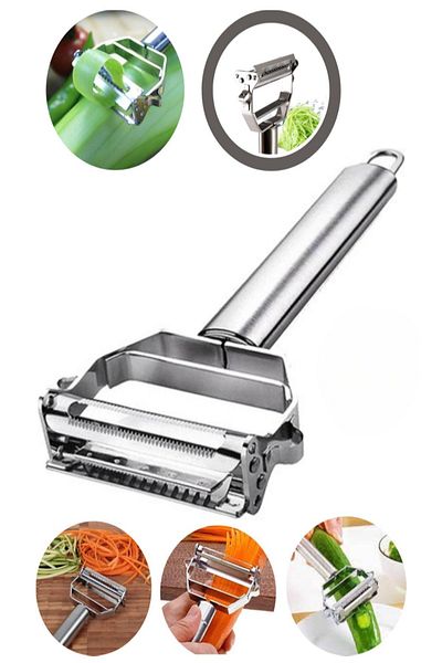 Open Home Concept Stainless Steel Julienne Peeler Practical Vegetable Peeler