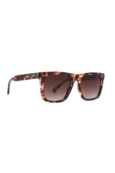 Lee Cooper نظارة شمسية مستقطبة بعدسات خضراء بنية للرجال الأذكياء - LC1021C02