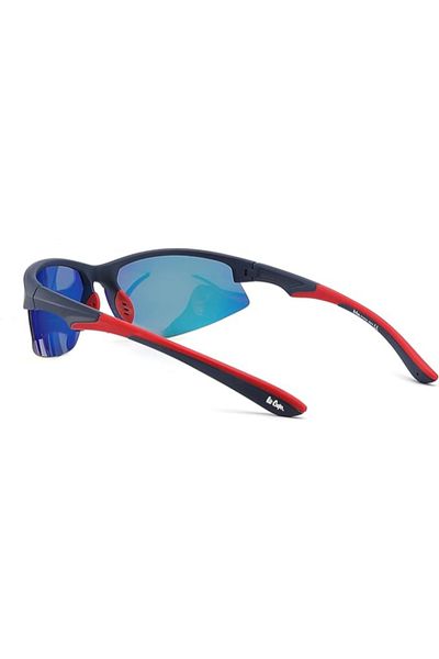 Lee Cooper Unisex Polarized Sunglasses M.Blue Mirror Lens - LC1009C02