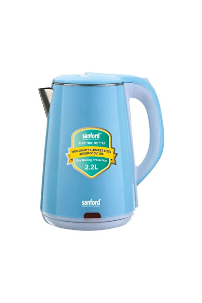 Sanford غلاية كهربائية 2.2 لتر 1600 وات SF3363EK - أزرق