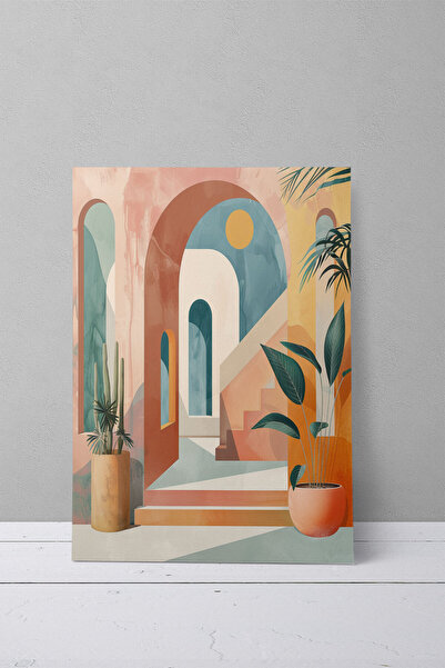 qoeuyl boutique Bohemian Nature Θέμα Νο: 13 Retro Vintage 18x27 MDF Ξύλινη αφ...