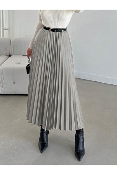 ZEYNEP RANA WOMEN'S PLEATED SKIRT