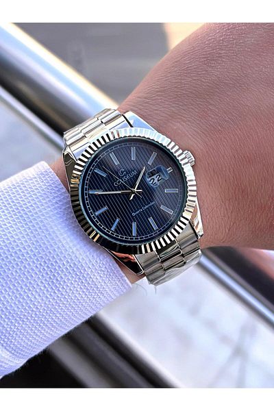 Coliseum Steel Cord Calendar Dial Boxed Series Men's Wristwatch Ft.Aas.I007