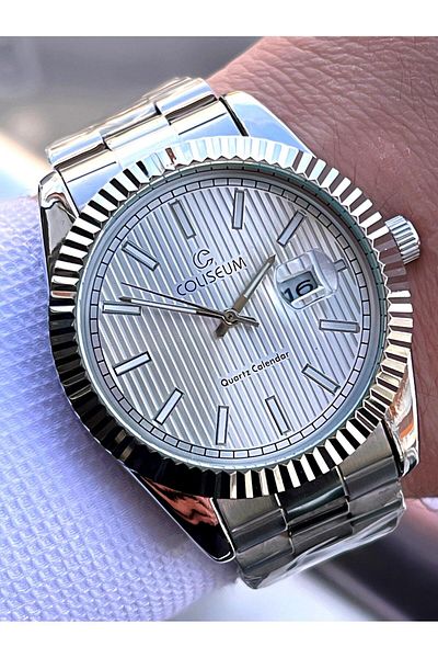 Coliseum Steel Cord Calendar Dial Boxed Series Men's Wristwatch Ft.Aas.I008