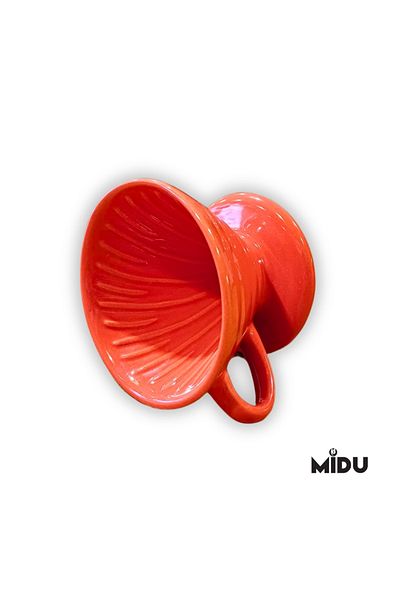 ALOHA Red V60 Dripper with Ceramic Cup