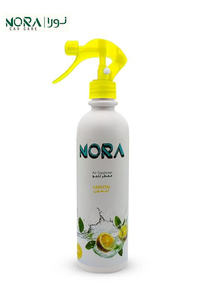 Nora معطر جو برائحة الليمون سعة 460 مل برائحة منعشة تدوم طويلاً للمنزل والمكتب