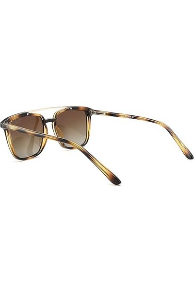 Lee Cooper Unisex Polarized Sunglasses Shiny Demi Brown  Mirror Lens - LC1019C03