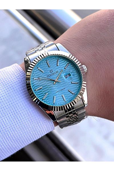 Coliseum Steel Cord Calendar Dial Boxed Series Men's Wristwatch Ft.Aas.I004