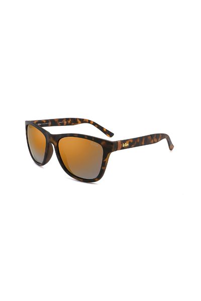 Lee Cooper Square Polarised Sunglasses Blue Revo Lens for Smart Men - LC1039C02