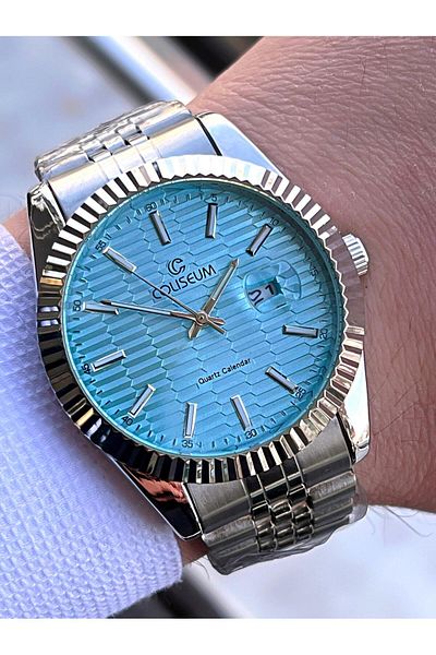 Coliseum Steel Cord Calendar Dial Boxed Series Men's Wristwatch Ft.Aas.I004