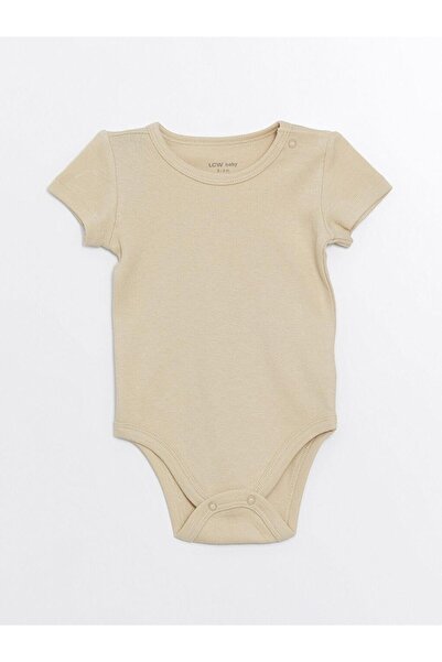 LC Waikiki Bisiklet Yaka Basic Erkek Bebek Çıtçıtlı Body 2'li (S4)