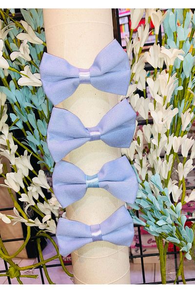 Terry Light Blue Children's Bow Tie