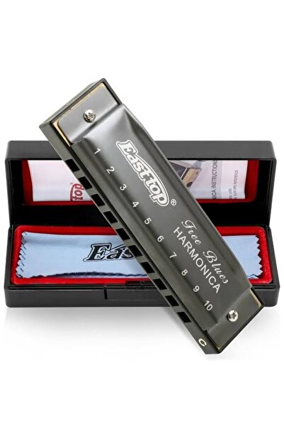 East Top Free Blues Harmonica 10 Delikli C Do Ton Mızıka Harmonika