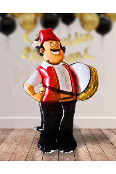 Ahsen süs evi مرحبًا بالبالون الفويل لطبال رمضان