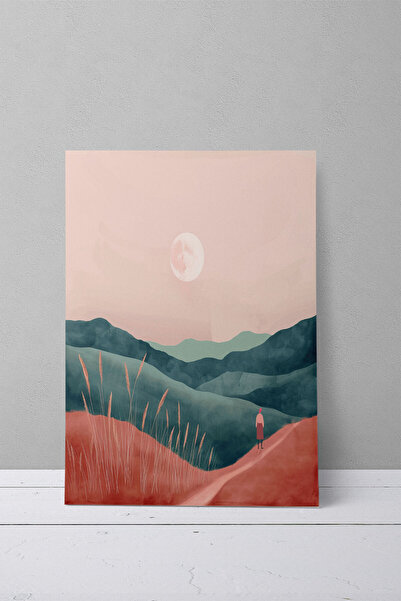 qoeuyl boutique Bohemian Nature Θέμα Νο:9 Ρετρό Vintage 18x27 MDF Ξύλινη αφίσ...