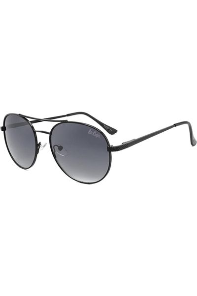 Lee Cooper Unisex Polarized Sunglasses Black Mirror Lens - LC1035C02