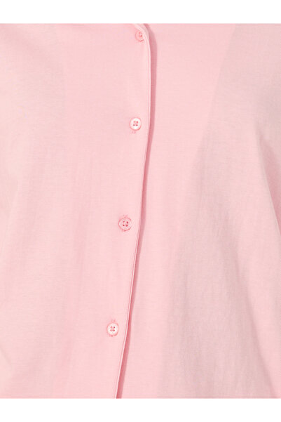 Styli Cotton Jersey Long Sleeves Shirt and Pyjama Set