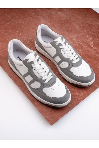 Styli Color Block Lace Up Sneakers