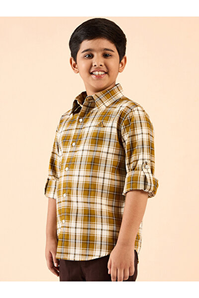 Stylo Bug By Styli Checked Roll-Up Sleeve Shirt